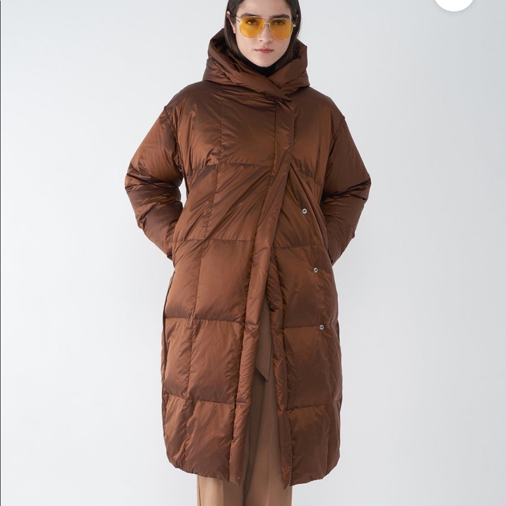 NWOT Sosken oversized long down coat  size 1